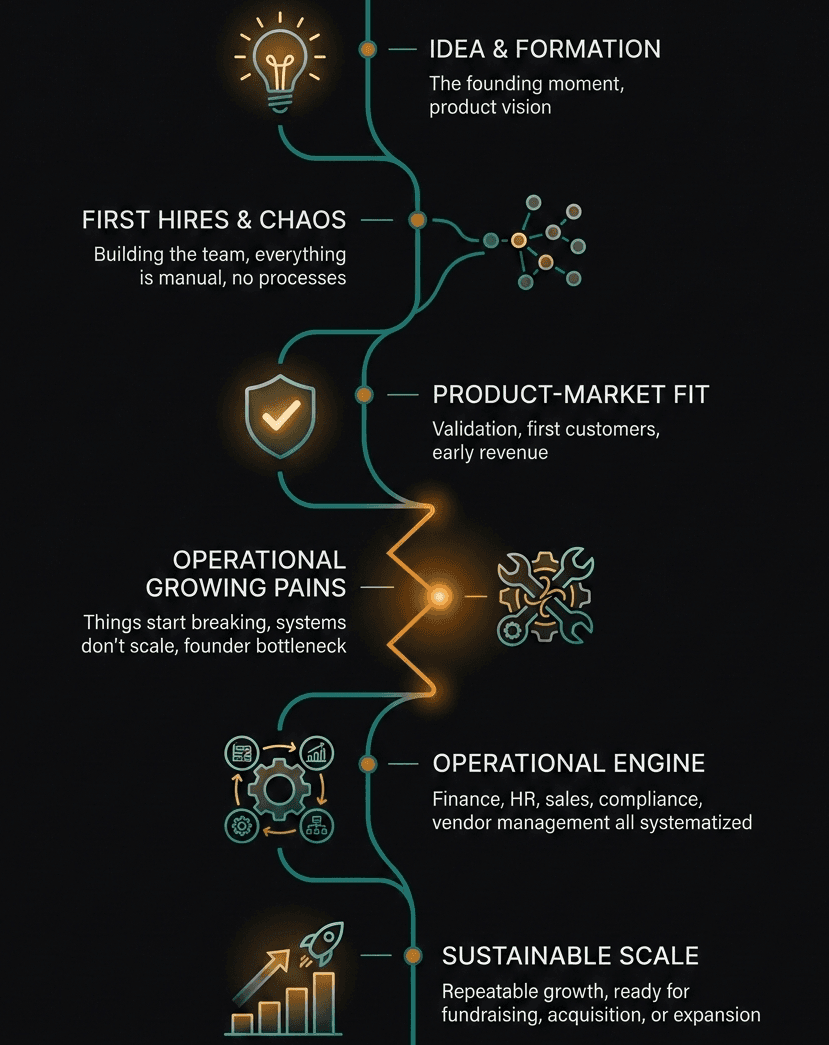The startup scaling journey